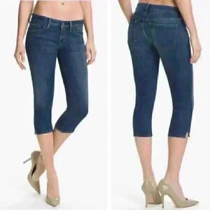NEW Citizens of Humanity Racer Lowrise Skinny Cropped Jeans Envy Preppy Denim